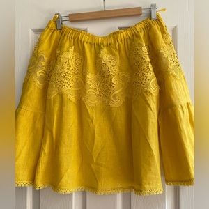 Luisa Spagnoli linen top. Made in Italy size small